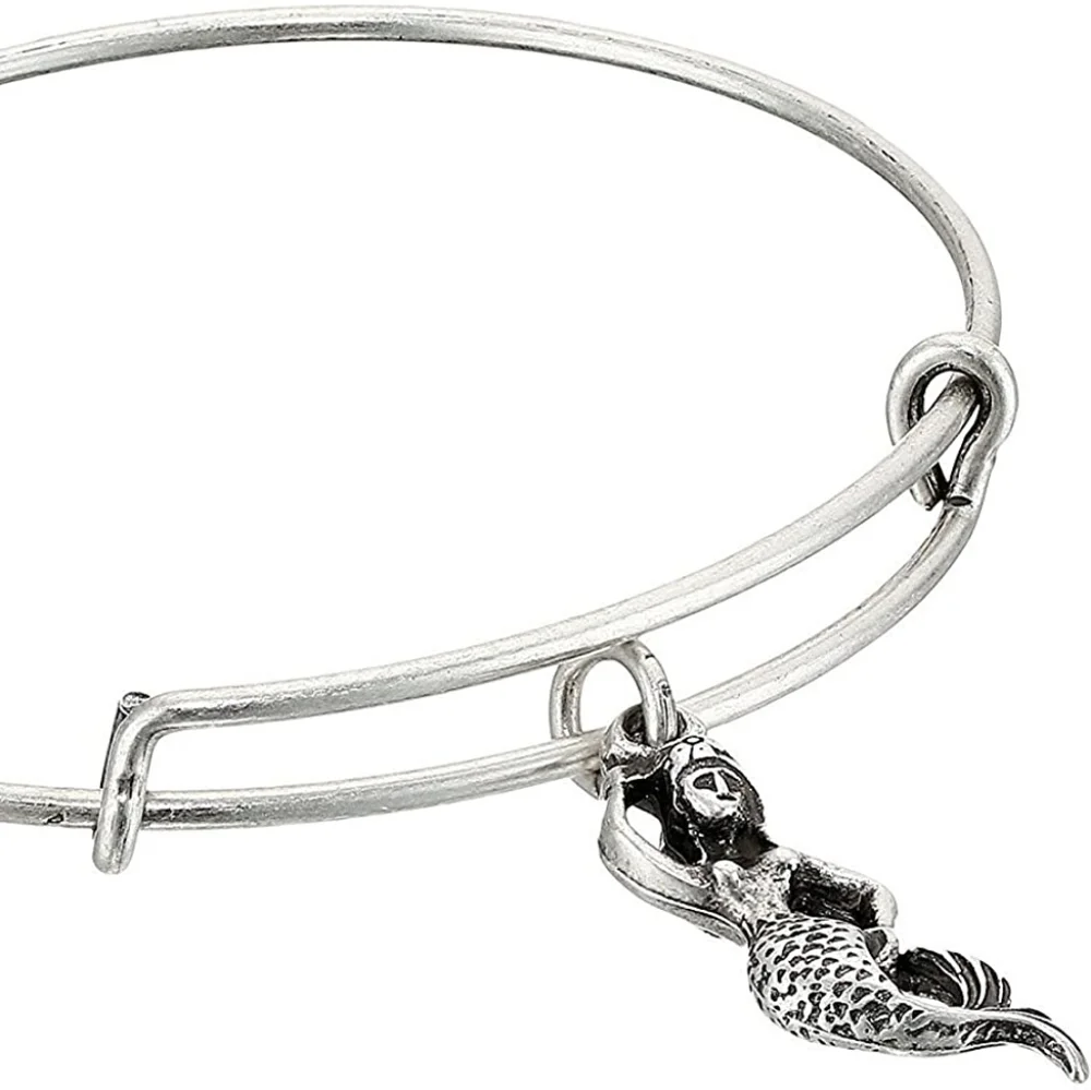 NWT, Alex and Ani Russian Silver Mermaid Bracelet